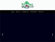 Tablet Screenshot of natureworldsb.com